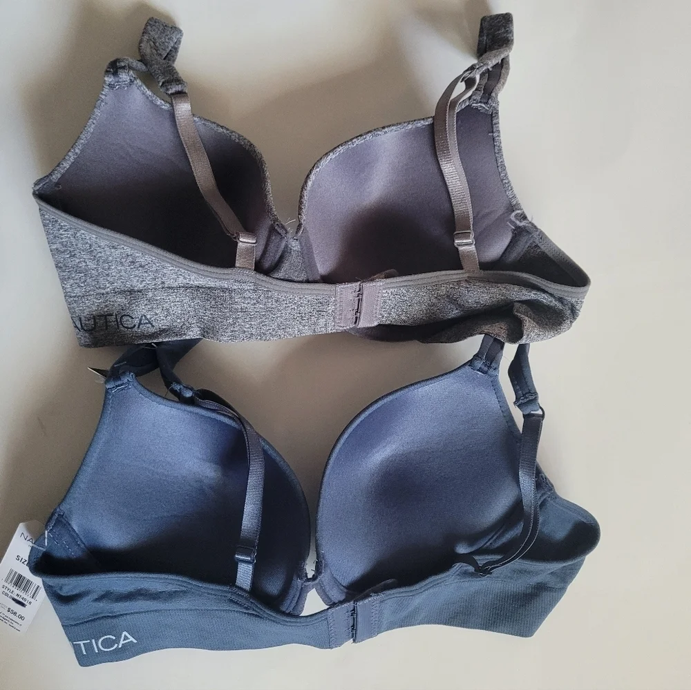 Nautica Women's Dual-Tone Bra Set